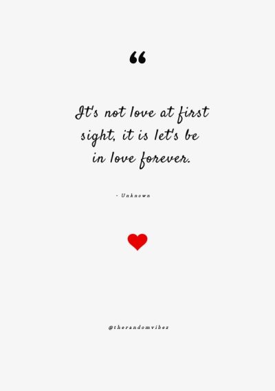 first look love quotes