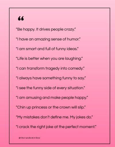 funny affirmations