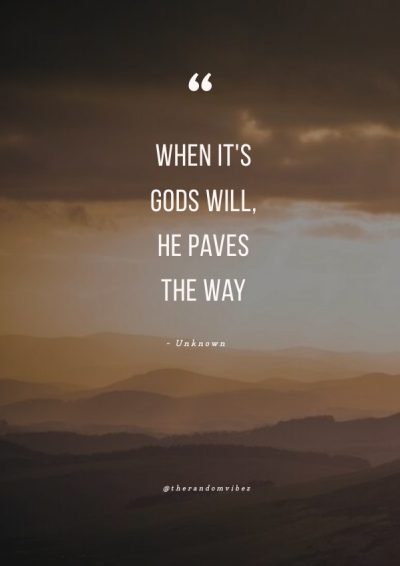 god's will quotes