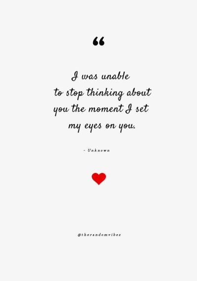 95 Love At First Sight Quotes For Your Special One