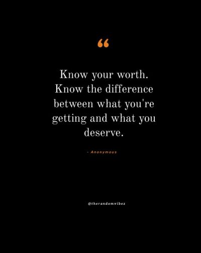 inspirational know your worth quotes