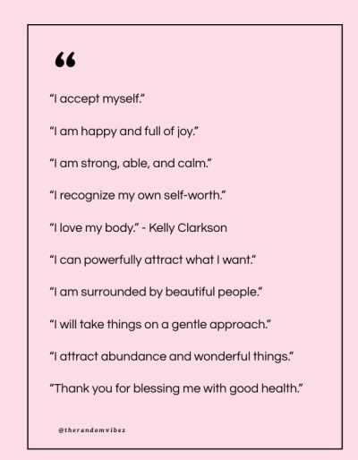 170 Positive Affirmations For Women To Manifest Daily Morning