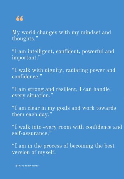 positive affirmations for men For Confidence