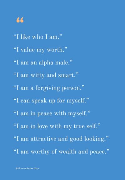 positive affirmations for men for Mental Strength