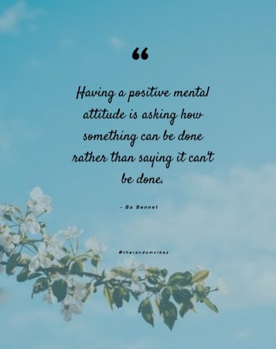 positive mindset quotes on Attitude