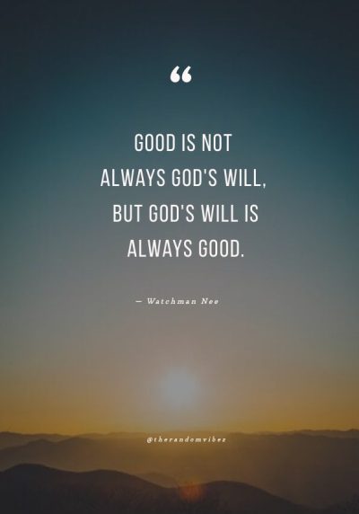 quotes on the will of god