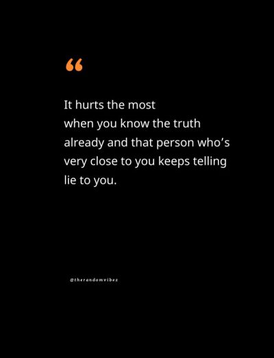 quotes when you know someone is lying