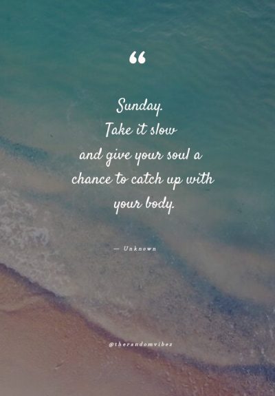 sunday recharge quotes