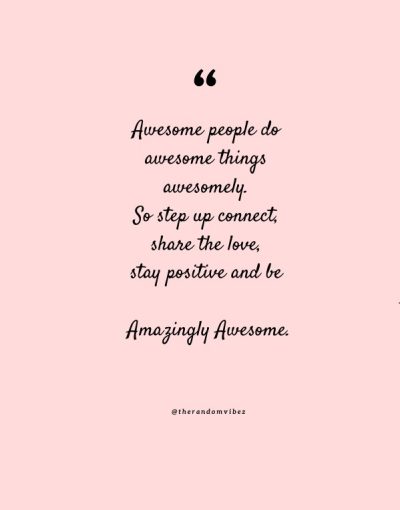 you are awesome quotes for her