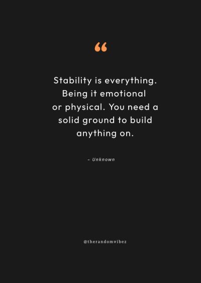 Stability Quotes Images