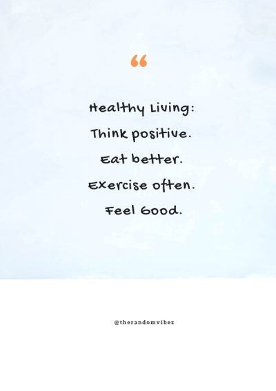 healthy life quotes