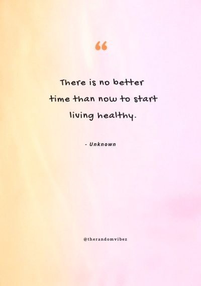 healthy living quotes