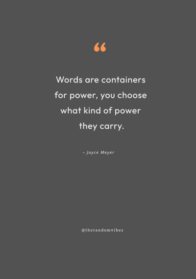 power of words quotes