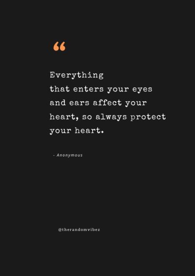 protect your heart quotes images