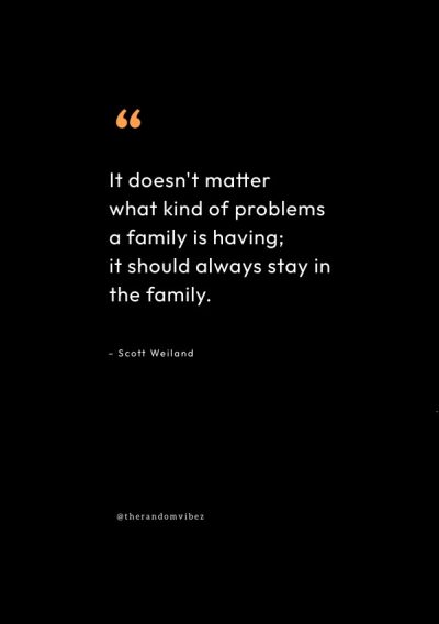 quotation about family problems