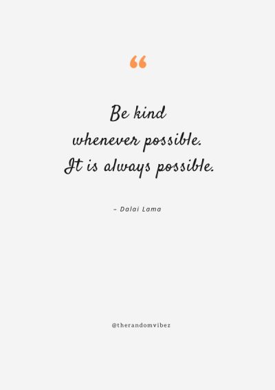 quotes about being nice