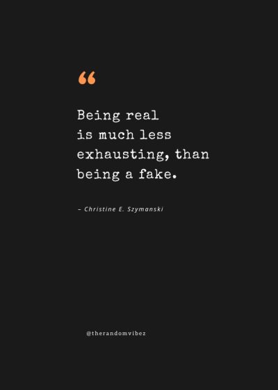 quotes about being real