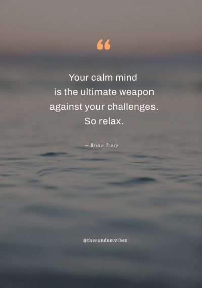 quotes about calmness