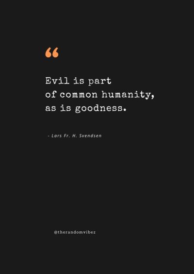 quotes about people being evil