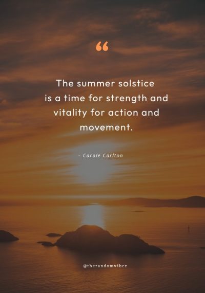 quotes on summer solstice