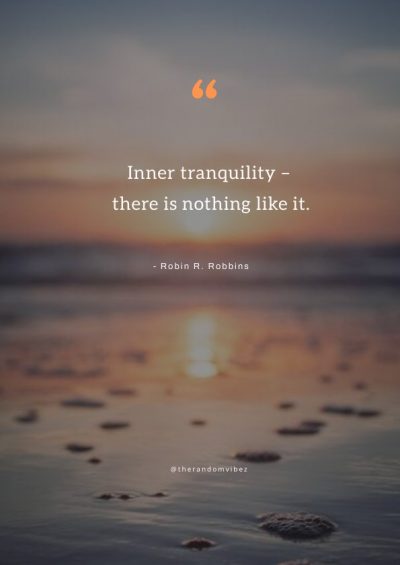 quotes on tranquility