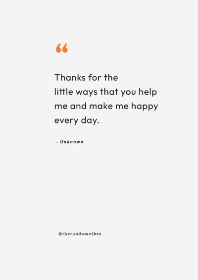 sweet thank you quotes for him