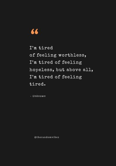 tired of life quotes