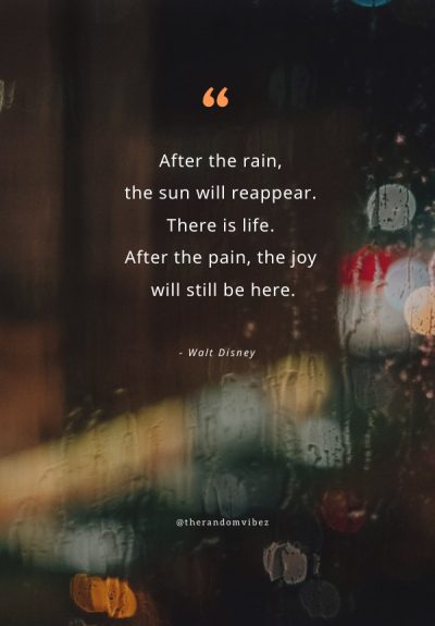 Inspirational Rain quotes