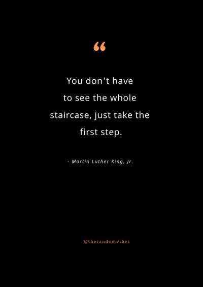 MLK quote faith is taking the first step