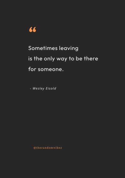 People Who Leave Quotes