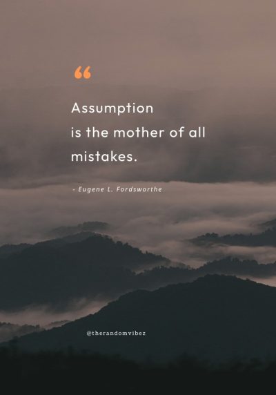 assumption proverbs