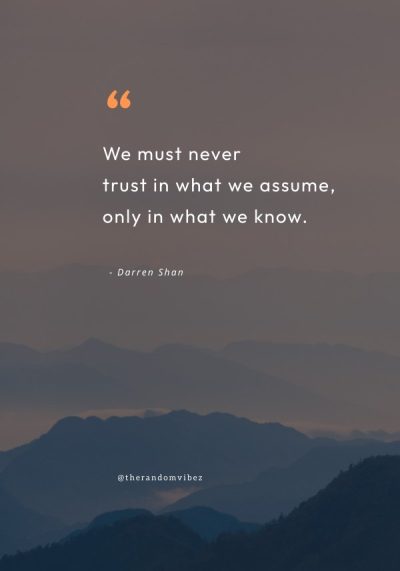 quotes about assumptions