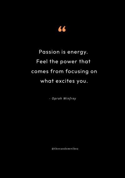 words about passion