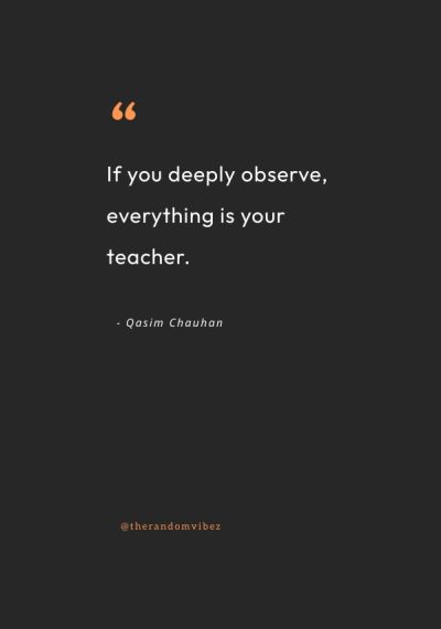 Deep Observation Quotes