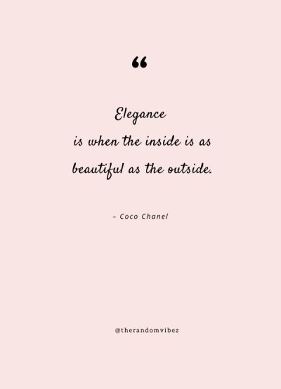 Elegance and beauty quotes