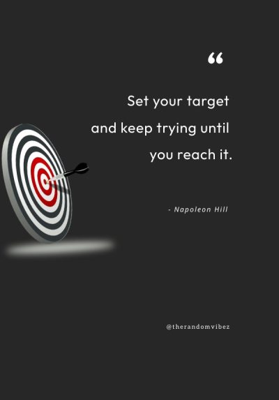 Inspirational target quotes