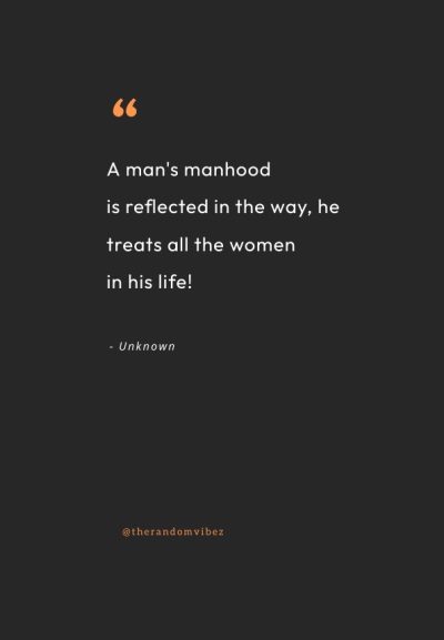 Manhood Quotes