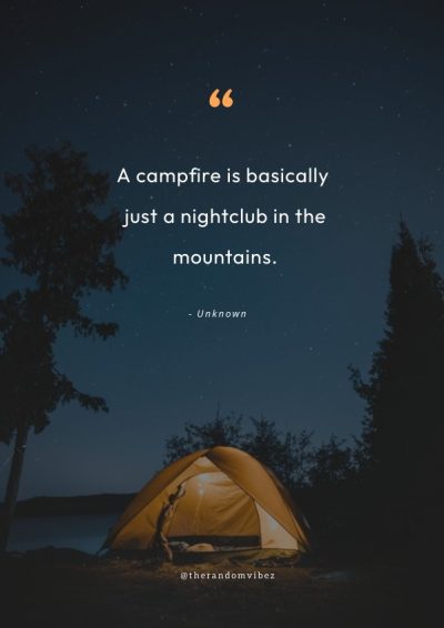 camping quote