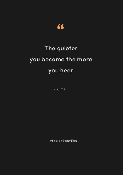inspirational power of silence quotes