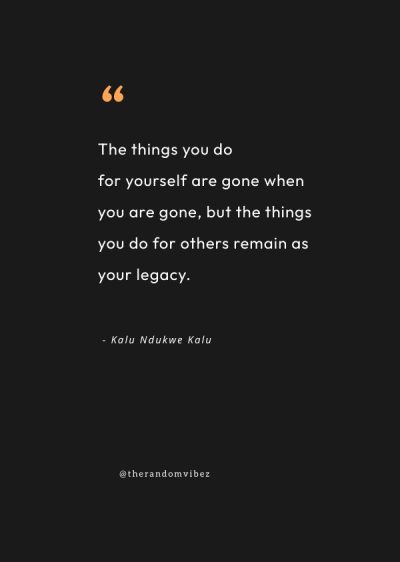 leaving a legacy quotes