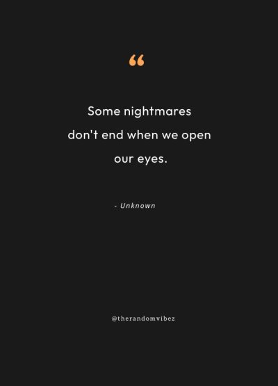 nightmare quotes