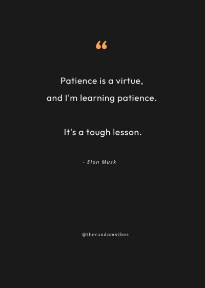 patience is a virtue quote