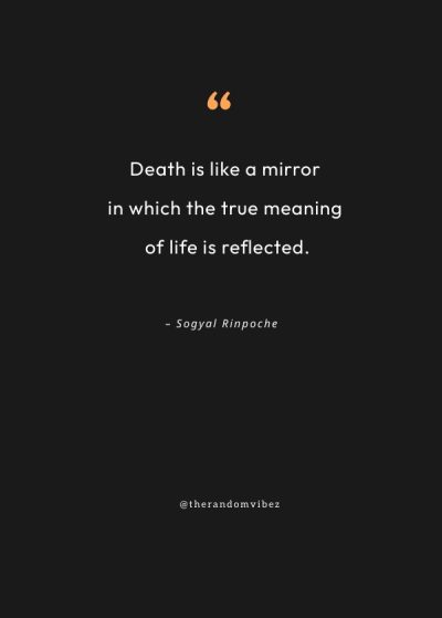 quote about death and life