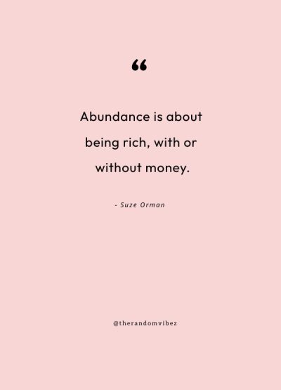 quotes about abundance