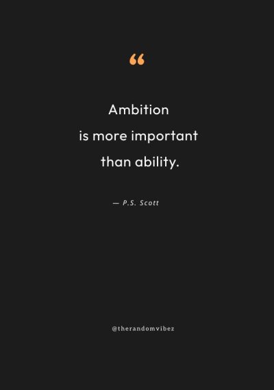 quotes about ambition