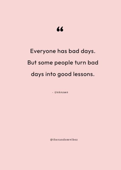 quotes about bad days
