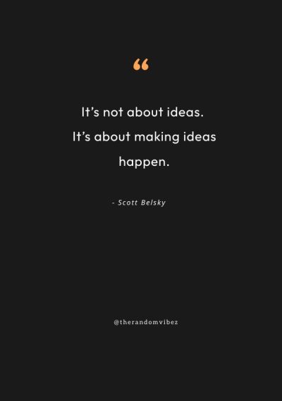 quotes about ideas and execution