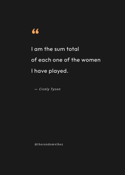 quotes by cicely tyson