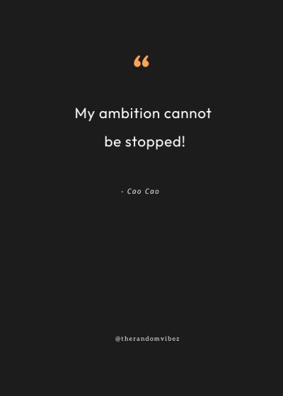 quotes for ambition 