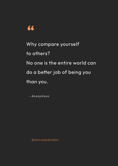 quotes on comparison with others
